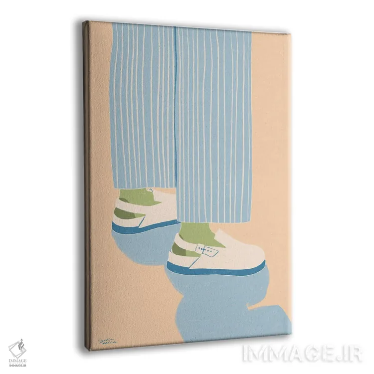 تابلو دکوراتیو راحت اثر لیدیا الن - نمای پرسپکتیو محصول