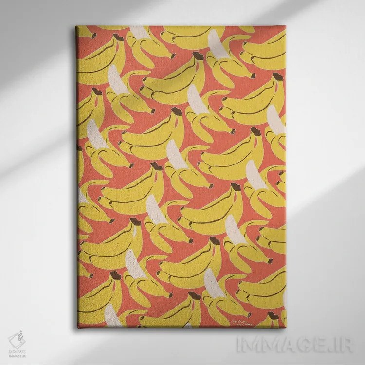 تابلو دکوراتیو موزها اثر لیدیا الن - نمای روبهرو روی دیوار