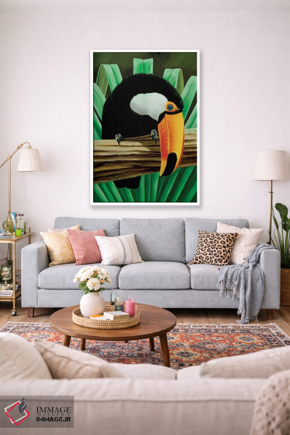 تابلو دکوراتیو دیده بان توکان اثر چارلز لین براگ - D1W