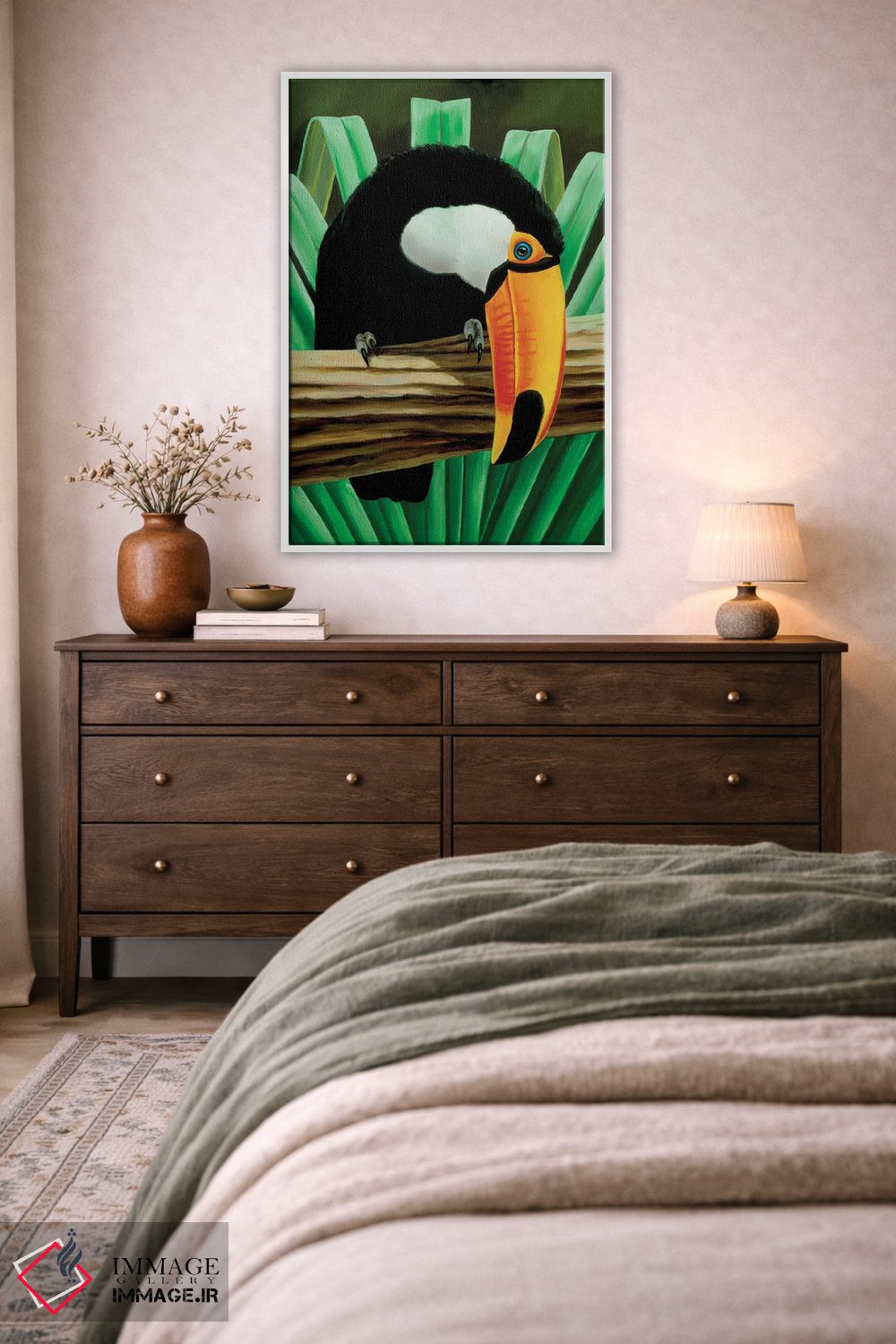 تابلو دکوراتیو دیده بان توکان اثر چارلز لین براگ - D2W