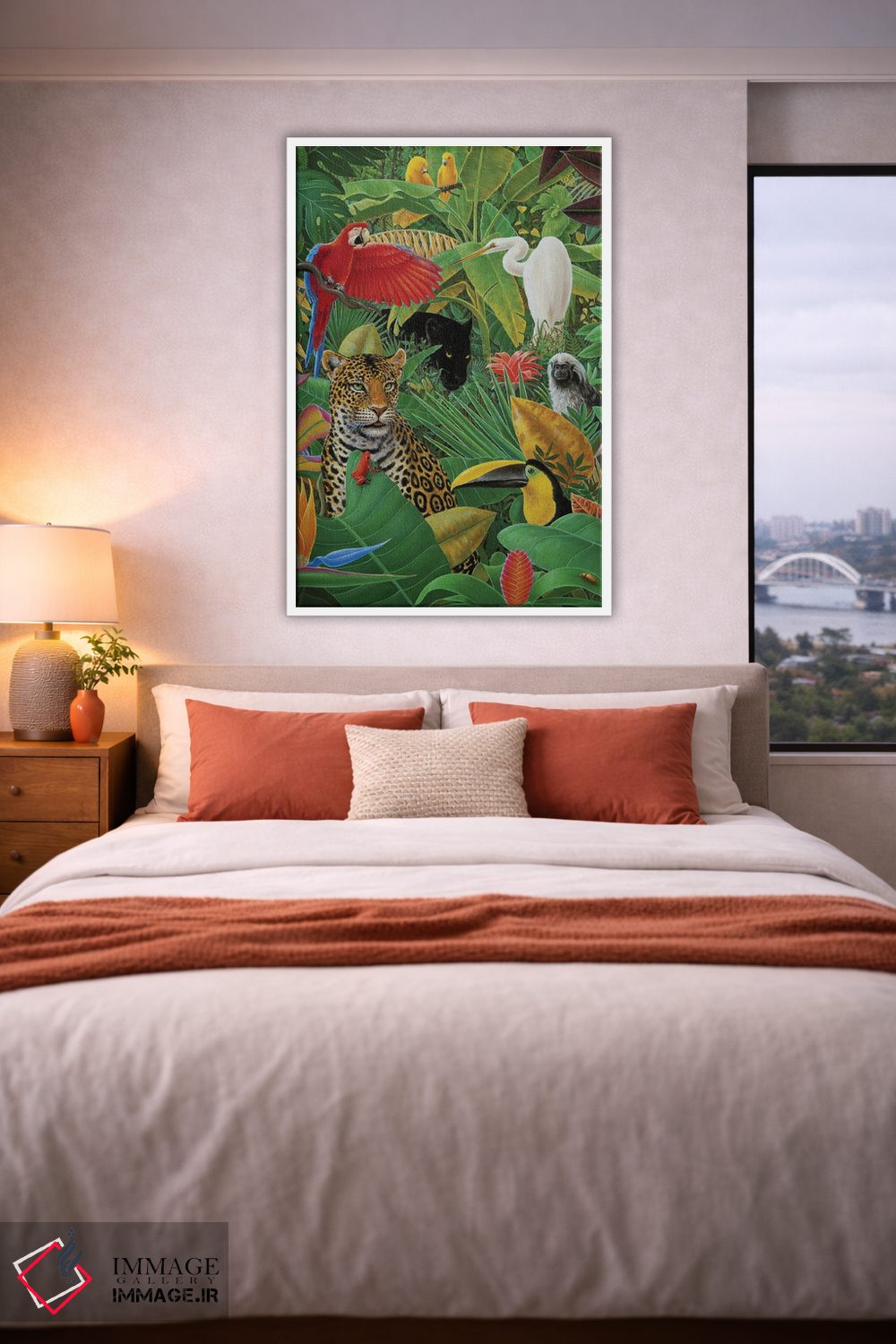 تابلو دکوراتیو داستان جنگل اثر چارلز لین براگ - D3W