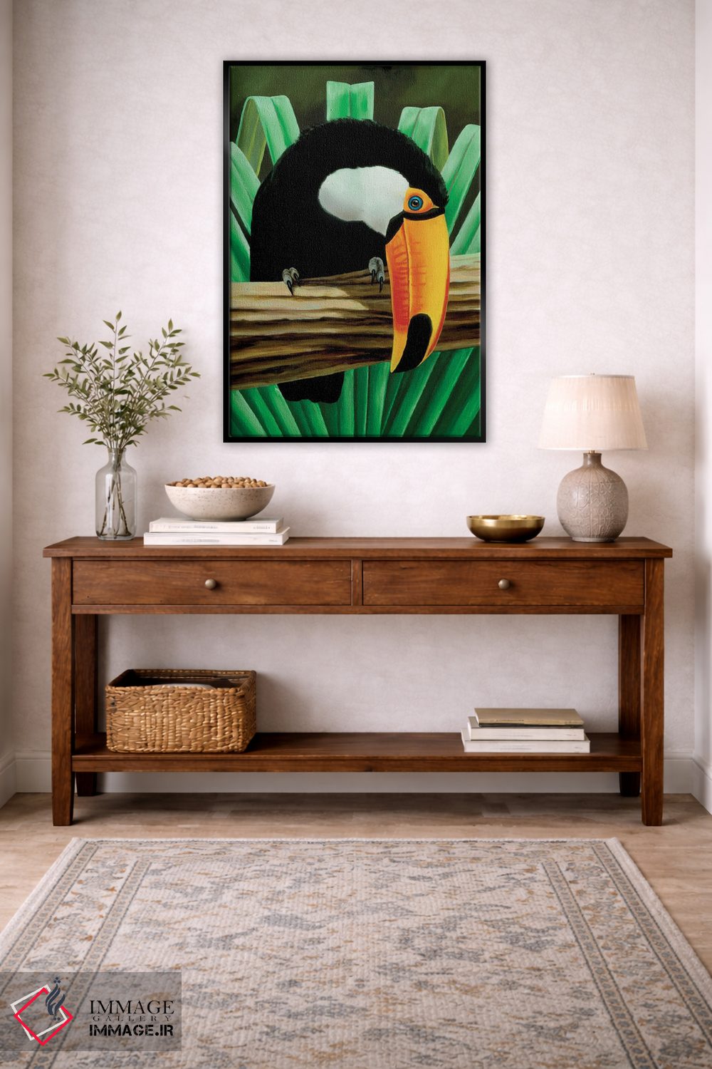 تابلو دکوراتیو دیده بان توکان اثر چارلز لین براگ - D3B