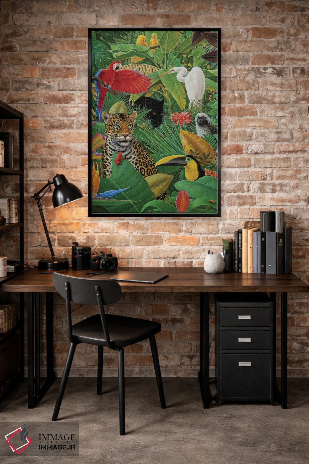 تابلو دکوراتیو داستان جنگل اثر چارلز لین براگ - D4B