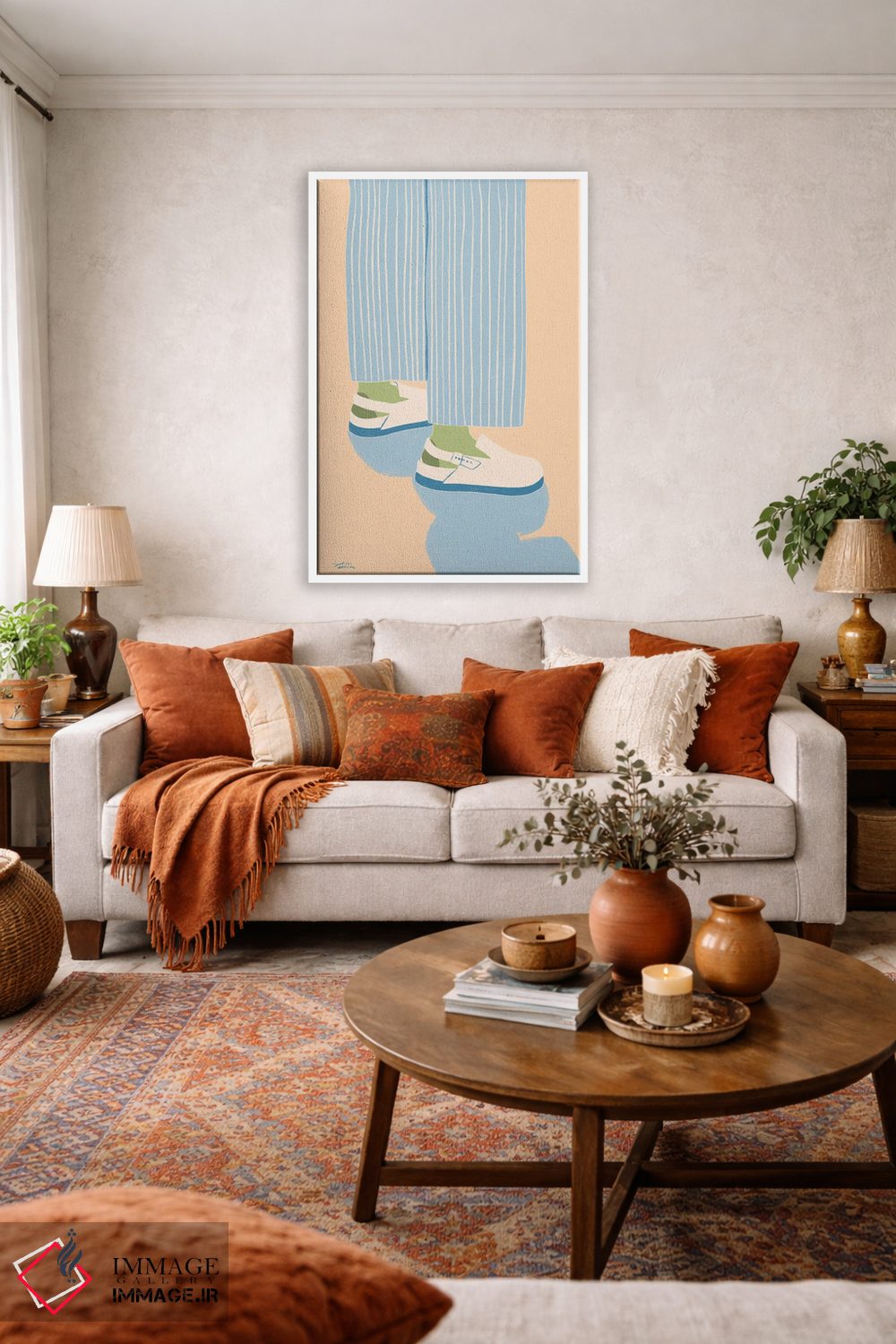 تابلو دکوراتیو راحت اثر لیدیا الن - D2W