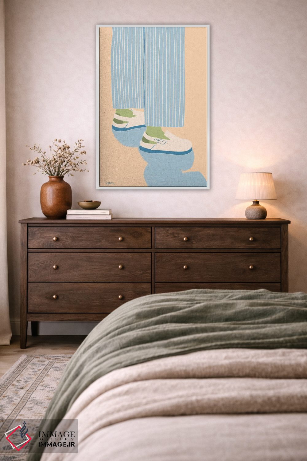 تابلو دکوراتیو راحت اثر لیدیا الن - D3W