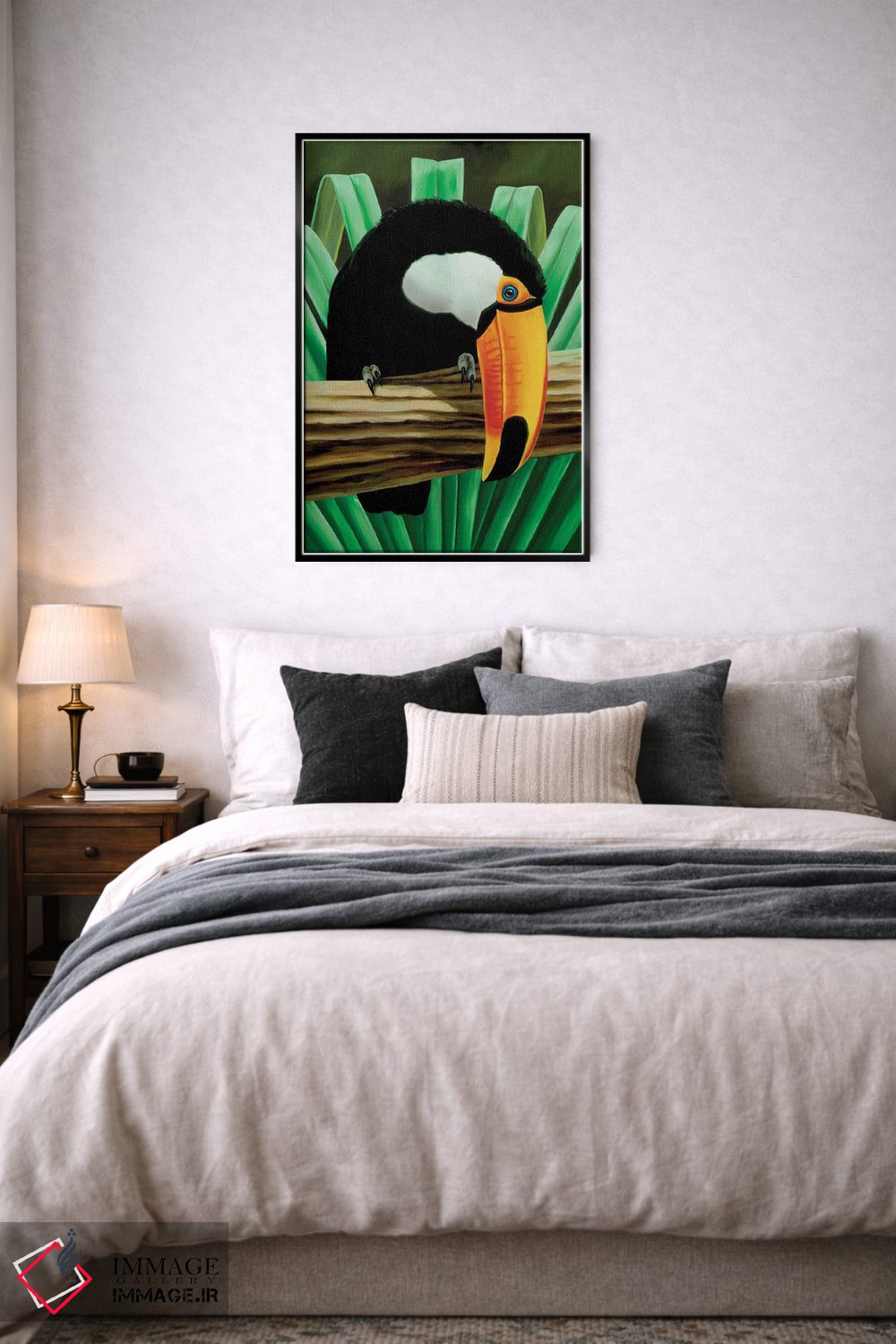 تابلو دکوراتیو دیده بان توکان اثر چارلز لین براگ - D6B