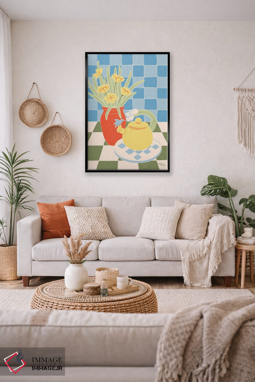 تابلو دکوراتیو قوری اثر لیدیا الن - D4B