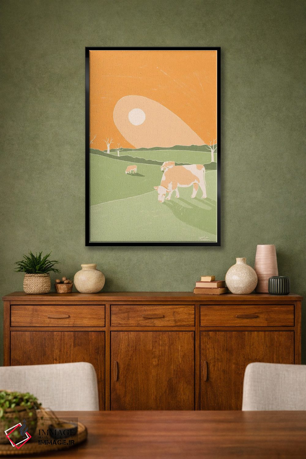 تابلو دکوراتیو نورفولک اثر لیدیا الن - D1B