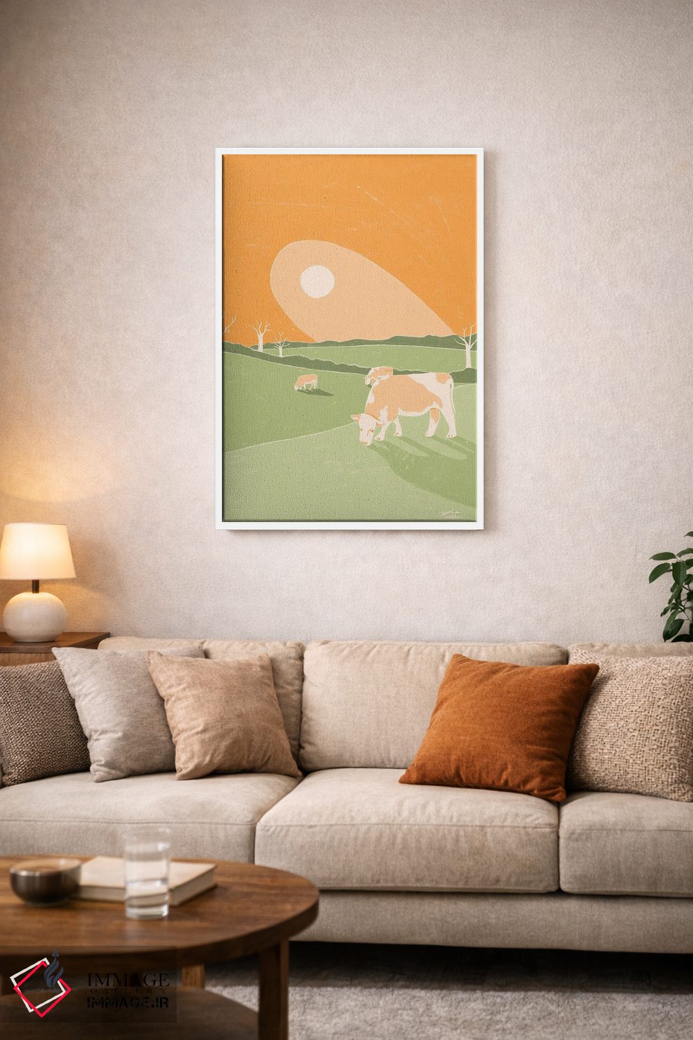 تابلو دکوراتیو نورفولک اثر لیدیا الن - D3W