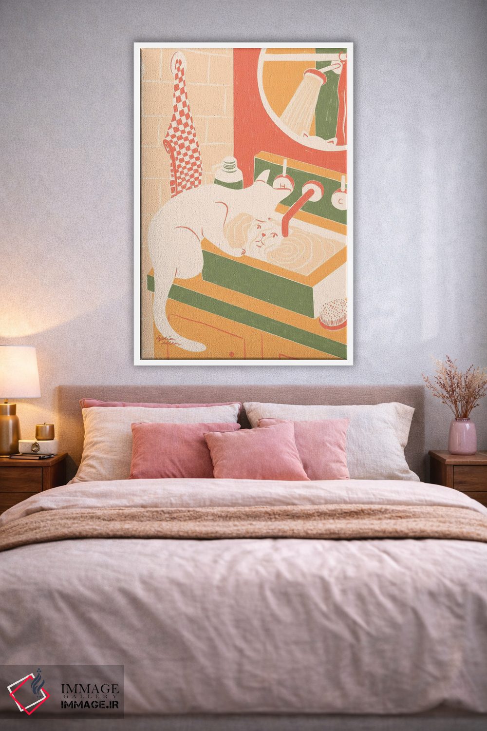 تابلو دکوراتیو انعکاس ها اثر لیدیا الن - D1W