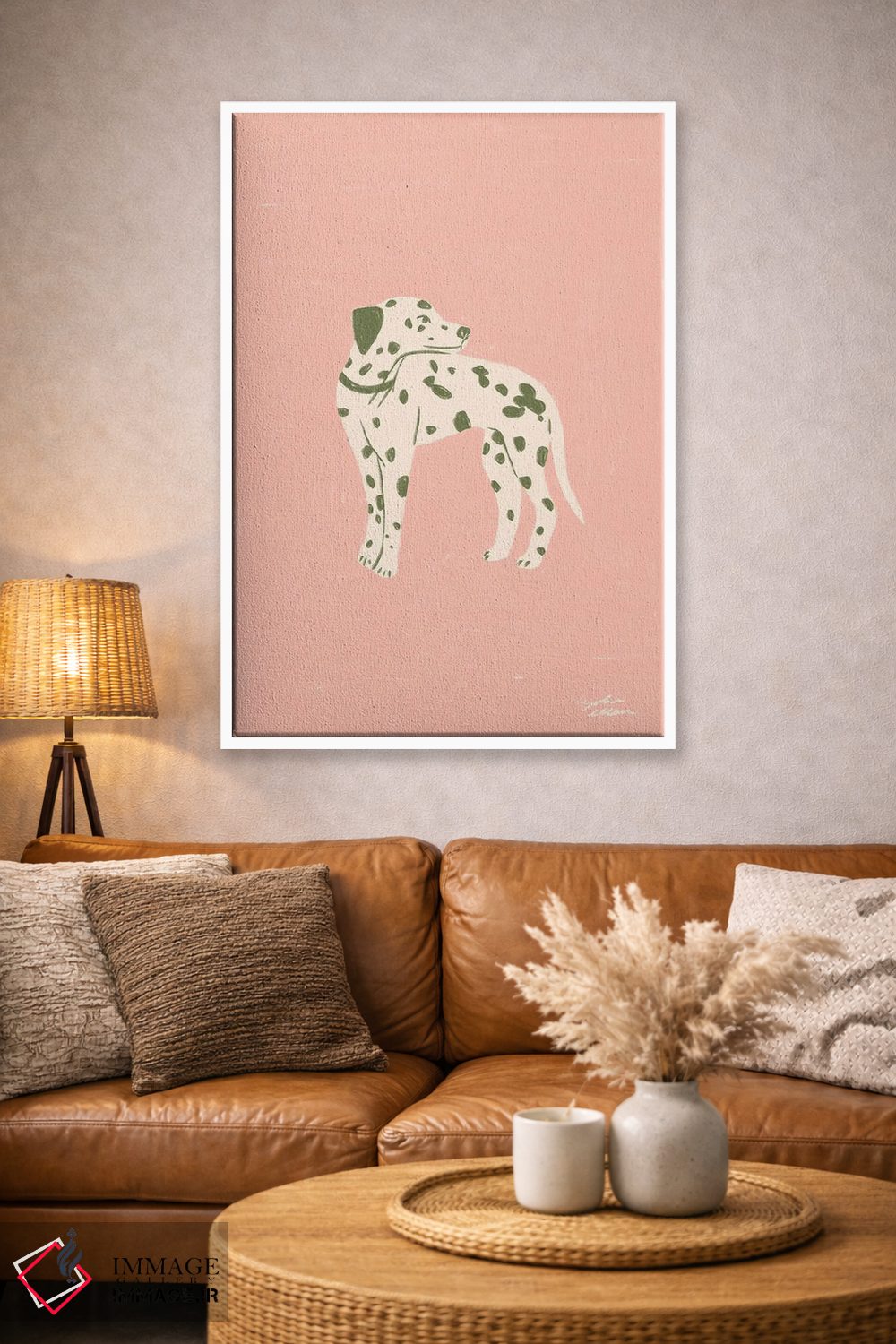 تابلو دکوراتیو دالماتین اثر لیدیا الن - D2W