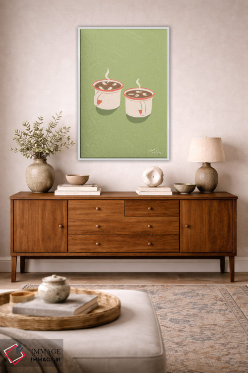 تابلو دکوراتیو شکلاتی اثر لیدیا الن - D2W