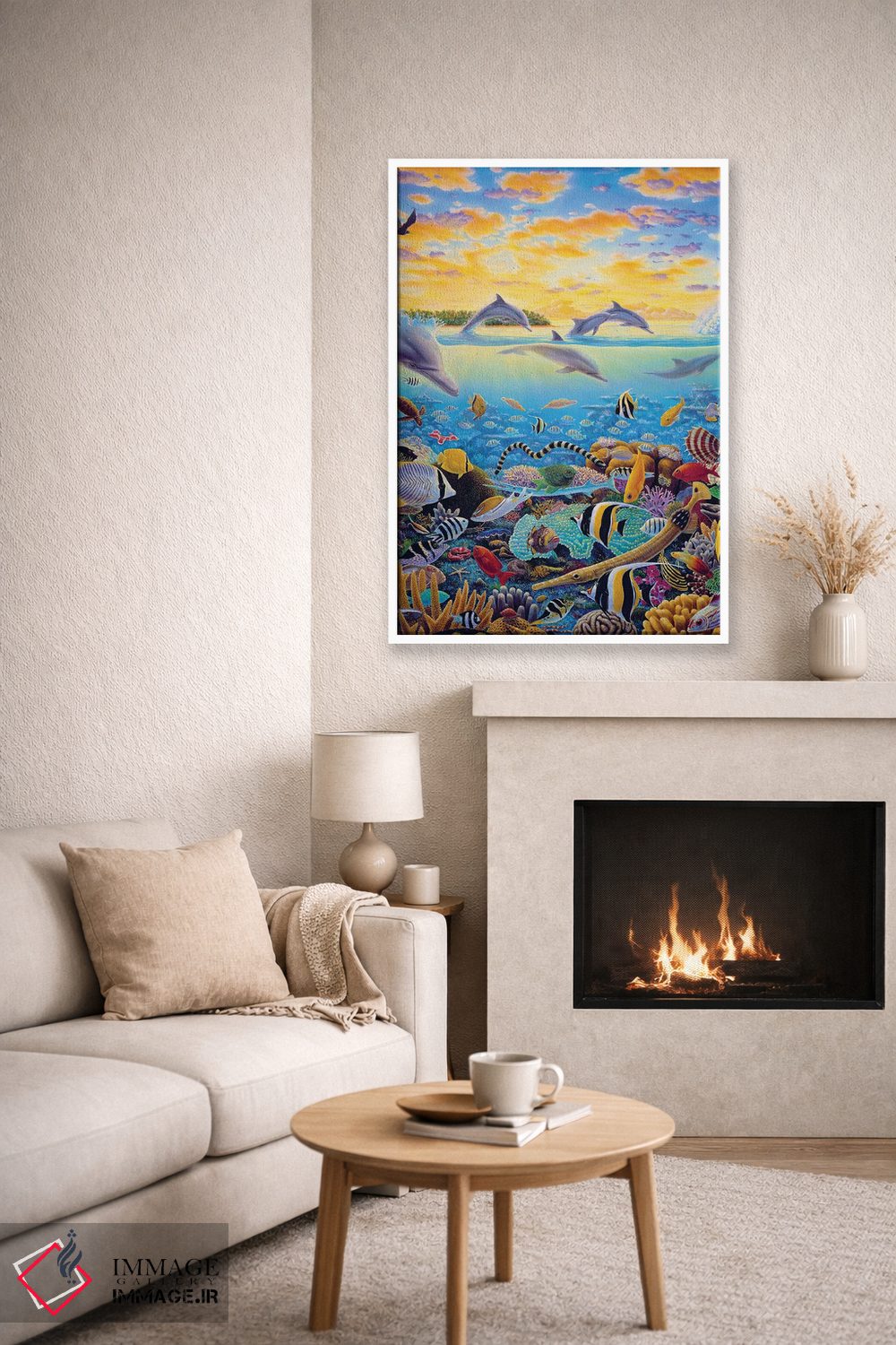 تابلو دکوراتیو افسانه های تاواروآ اثر چارلز لین براگ - D6W