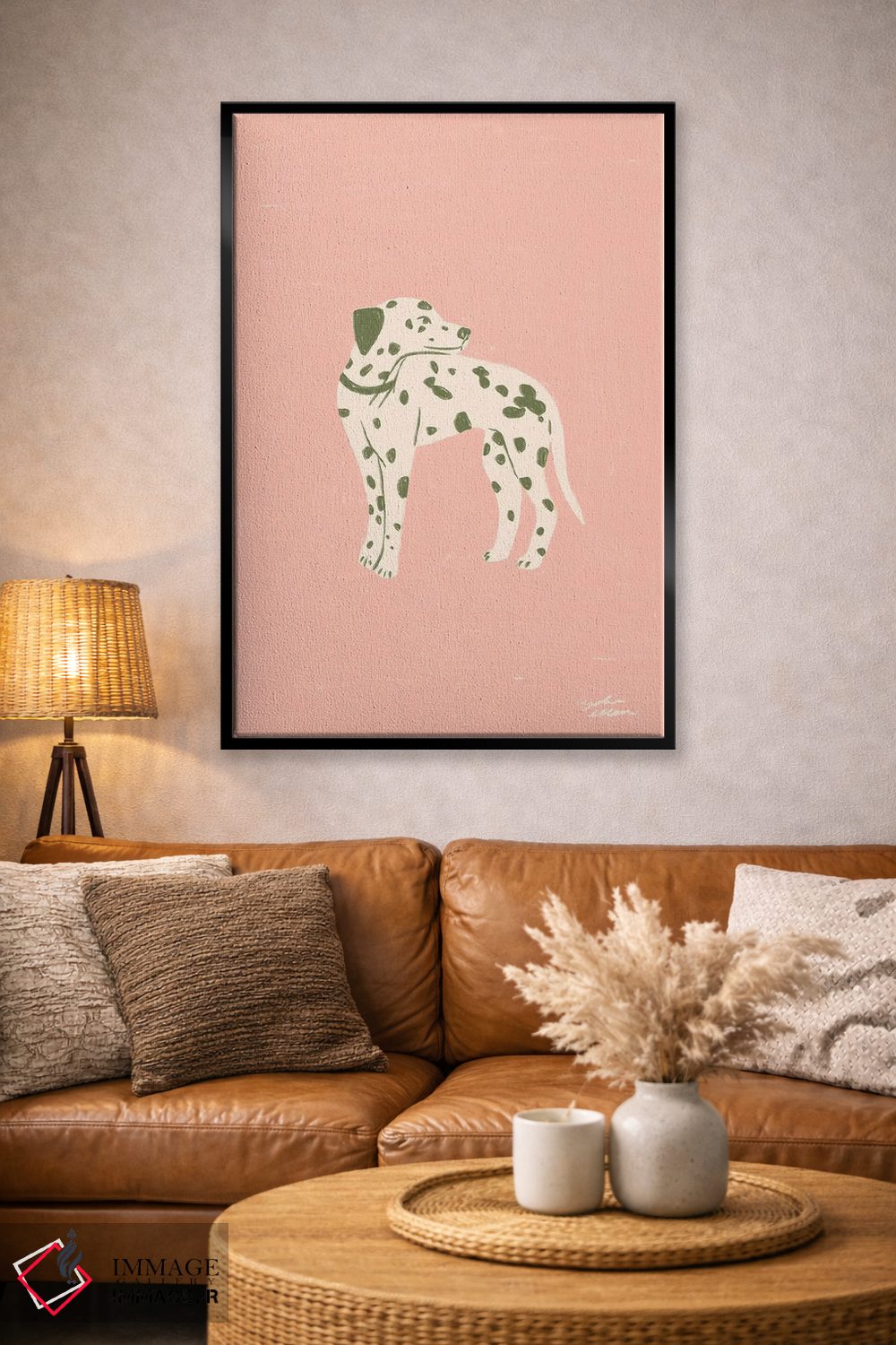 تابلو دکوراتیو دالماتین اثر لیدیا الن - D3B
