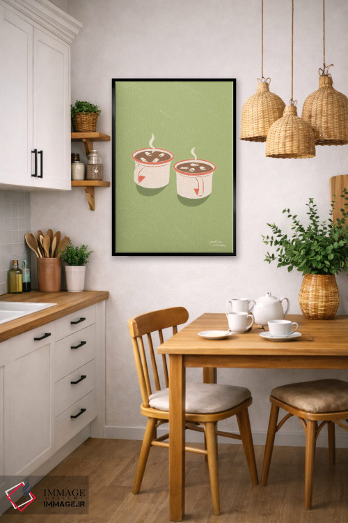 تابلو دکوراتیو شکلاتی اثر لیدیا الن - D6B