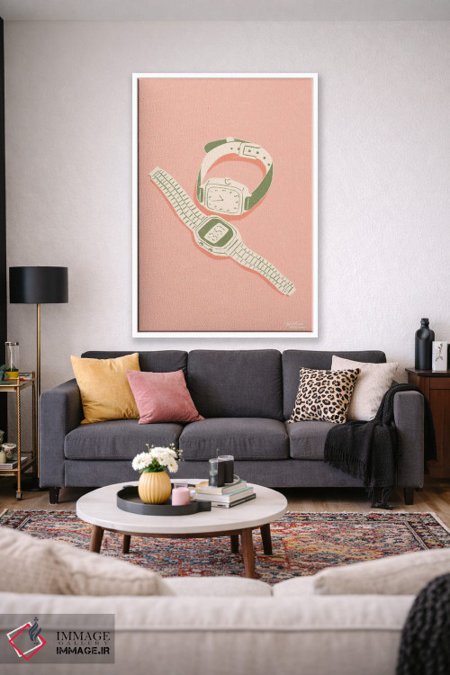 تابلو دکوراتیو زمان اثر لیدیا الن - D1W