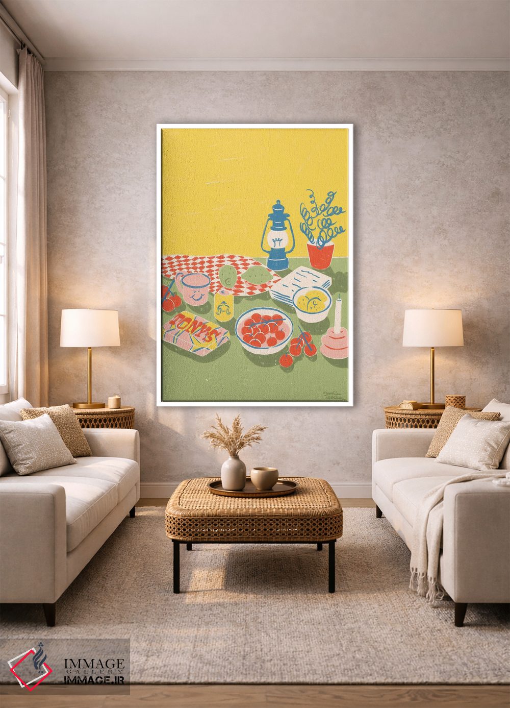 تابلو دکوراتیو لیموناد اثر لیدیا الن - D1W