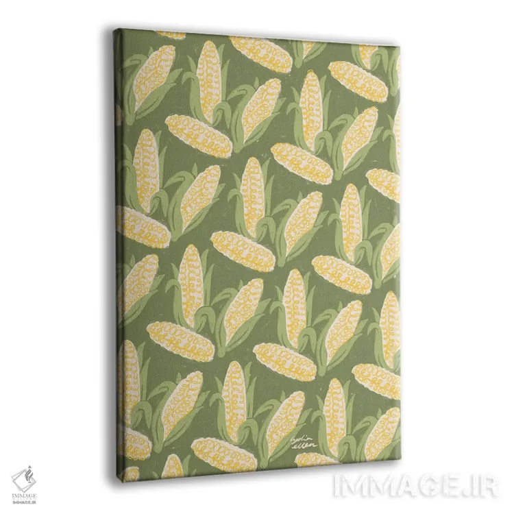 تابلو دکوراتیو ذرت اثر لیدیا الن - نمای پرسپکتیو محصول