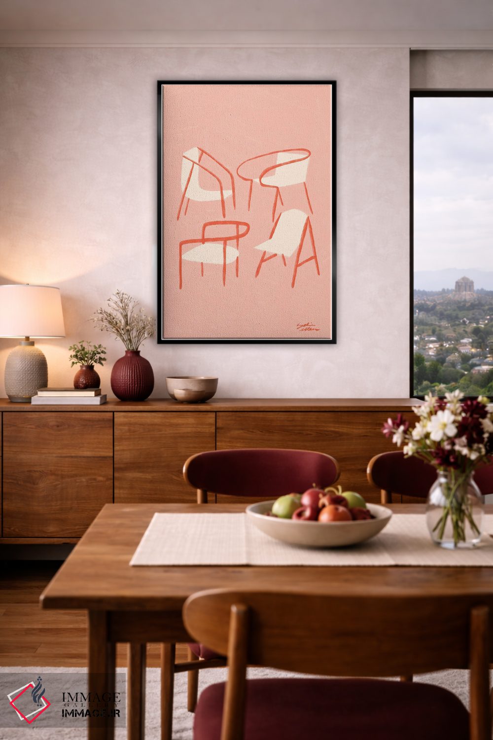 تابلو دکوراتیو جایگاه ها اثر لیدیا الن - D5B