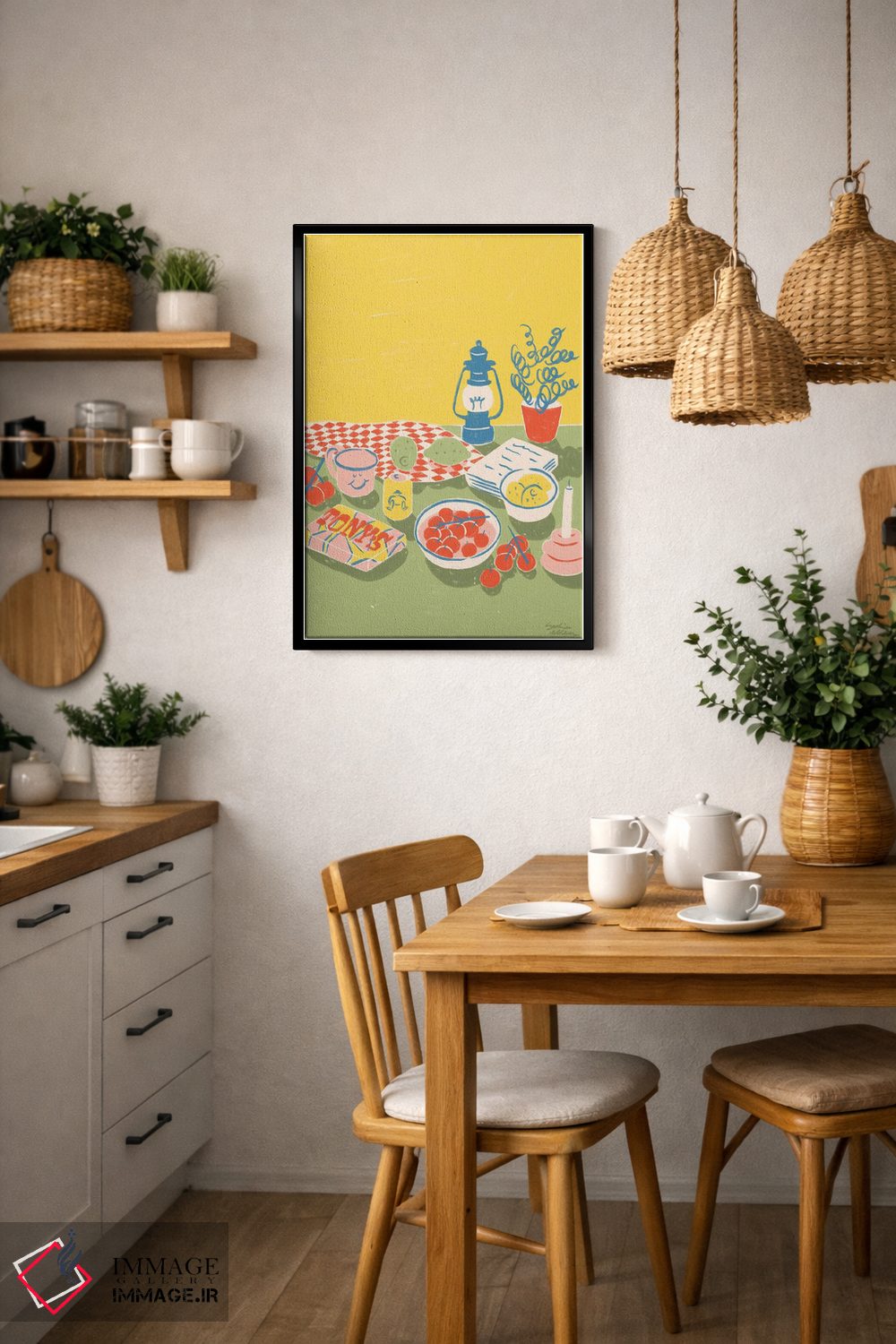 تابلو دکوراتیو لیموناد اثر لیدیا الن - D6B