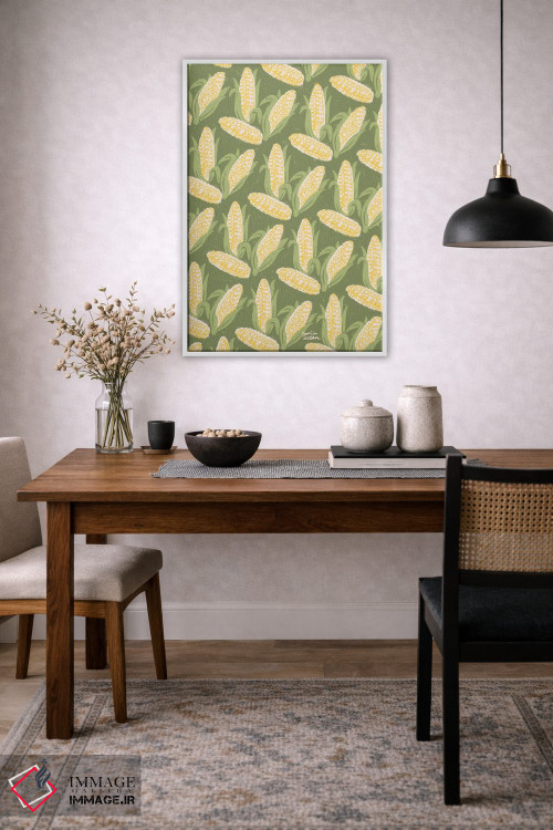تابلو دکوراتیو ذرت اثر لیدیا الن - D3W