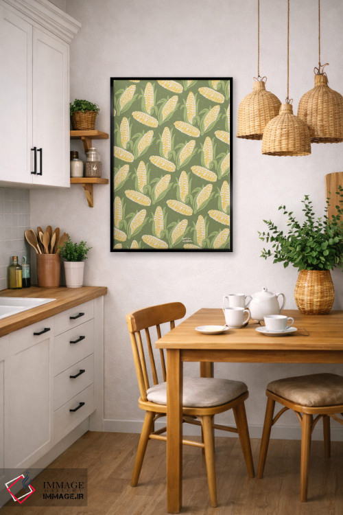 تابلو دکوراتیو ذرت اثر لیدیا الن - D6B