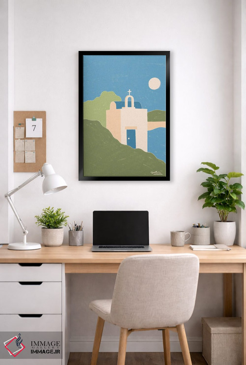 تابلو دکوراتیو یونان اثر لیدیا الن - D5B