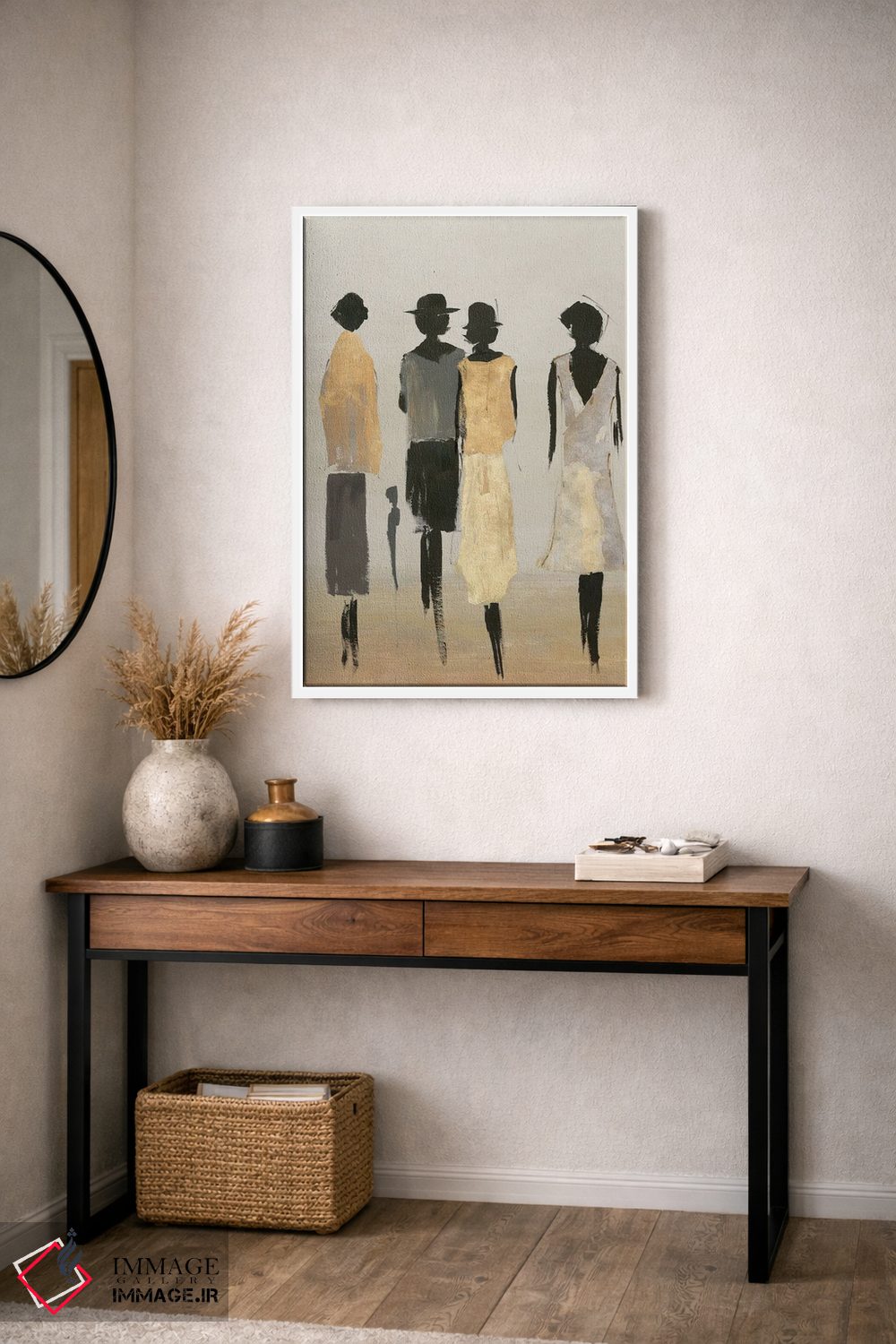 تابلو مینیمال بانوان شیک پوش II اثر لیلی کی - D3W