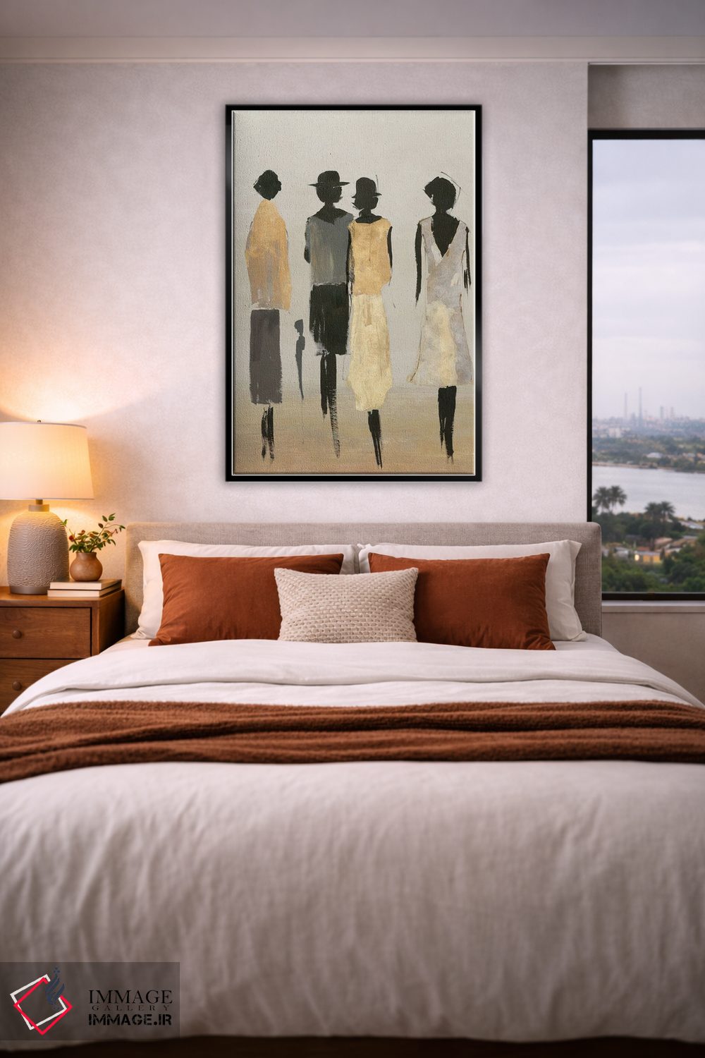 تابلو مینیمال بانوان شیک پوش II اثر لیلی کی - D5B