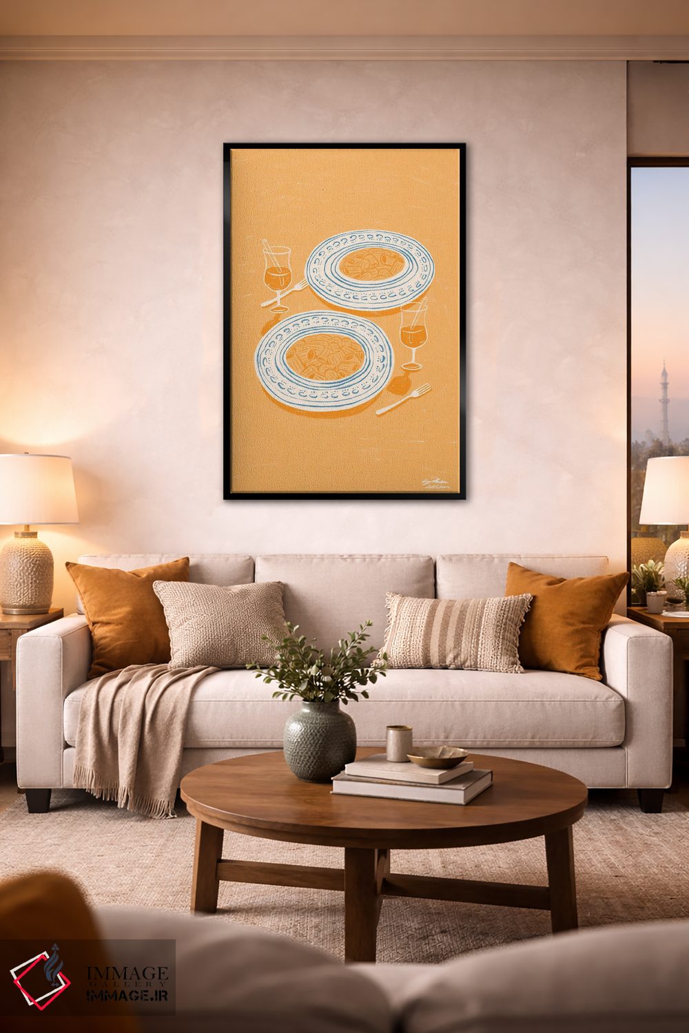 تابلو دکوراتیو پاستا اثر لیدیا الن - D2B