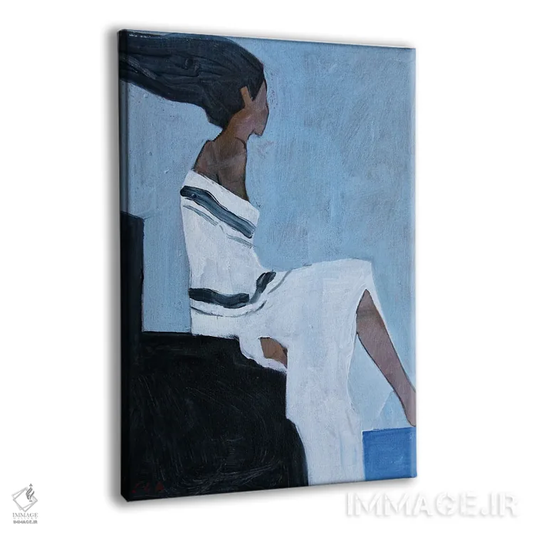 تابلو کلاسیک تنهایی اثر لی ژو - نمای پرسپکتیو محصول