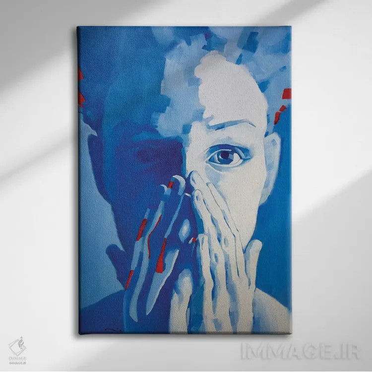 تابلو دکوراتیو دید شبانه اثر لی ژو - نمای روبهرو روی دیوار