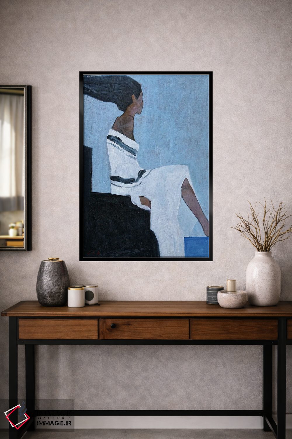 تابلو کلاسیک تنهایی اثر لی ژو - D1B