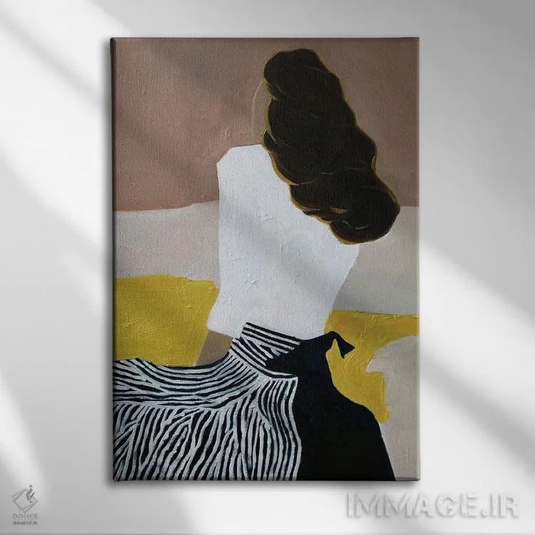 تابلو کلاسیک تنهایی ۴ اثر لی ژو - نمای روبهرو روی دیوار