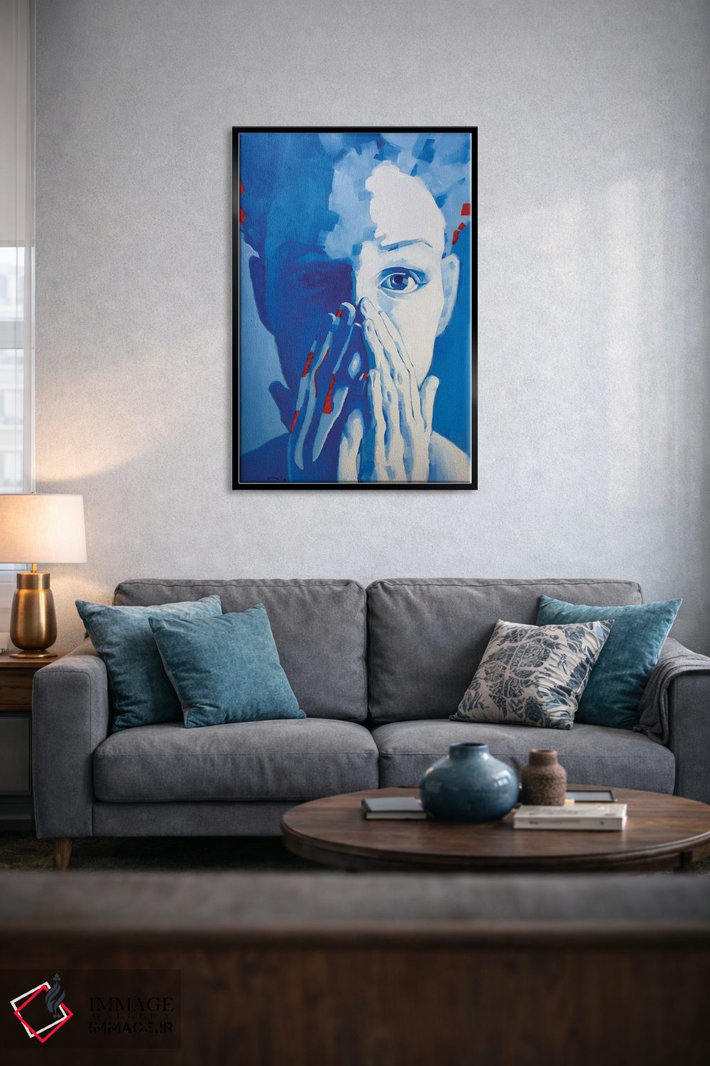 تابلو دکوراتیو دید شبانه اثر لی ژو - D4B