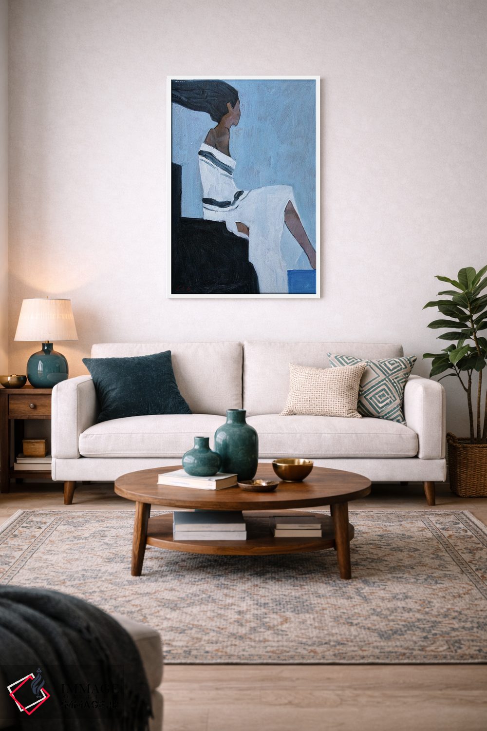 تابلو کلاسیک تنهایی اثر لی ژو - D3W