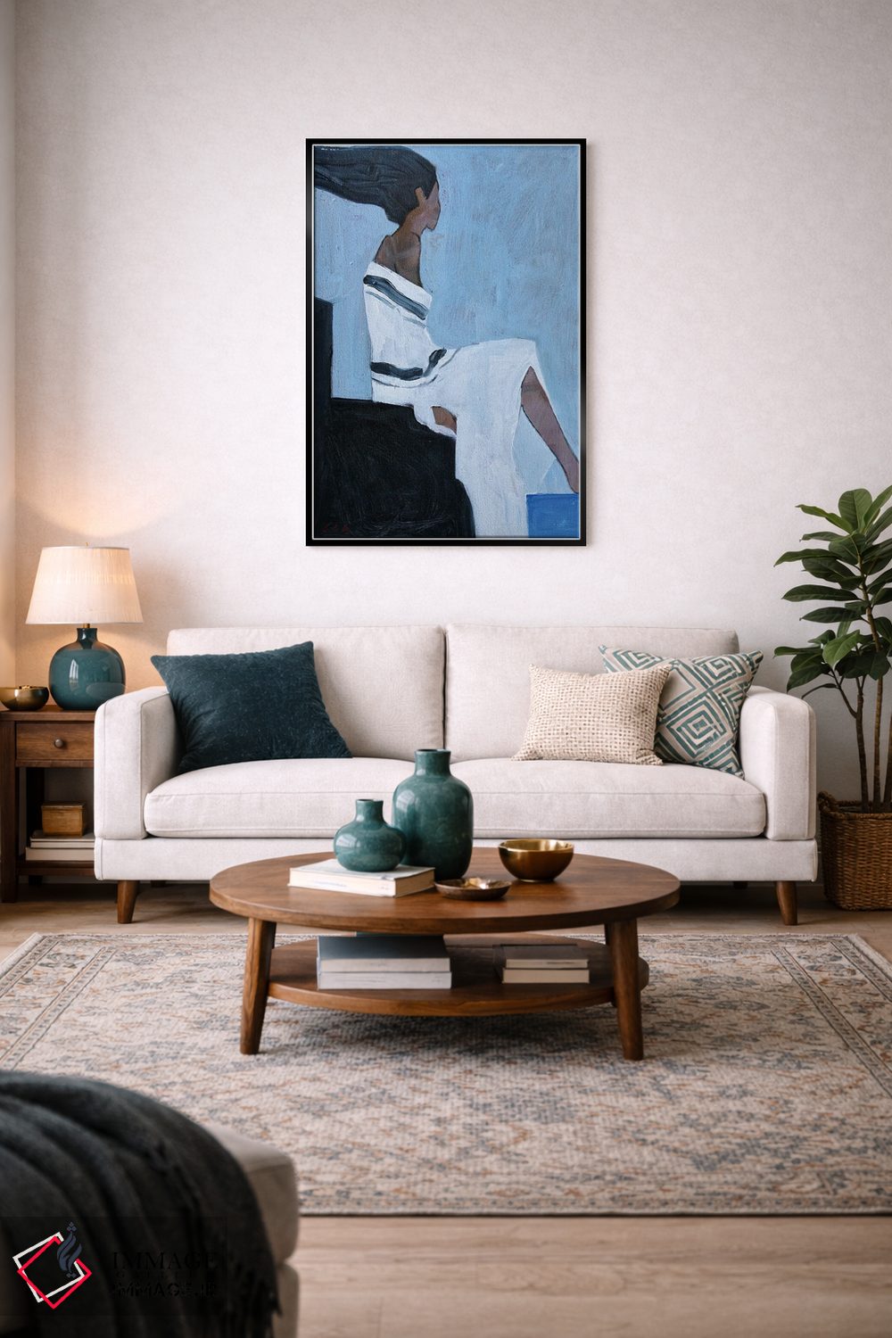 تابلو کلاسیک تنهایی اثر لی ژو - D5B