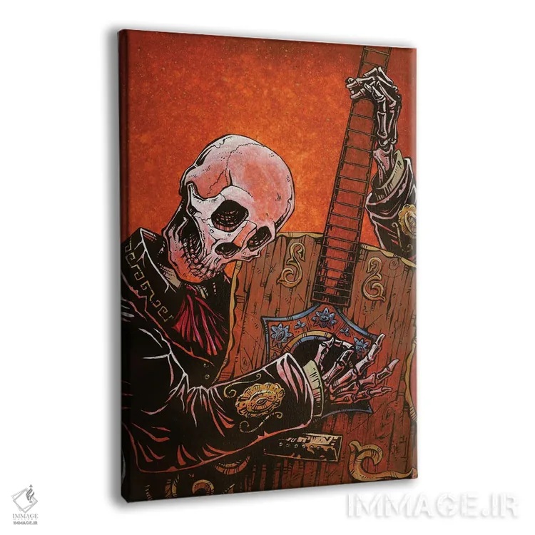تابلو دکوراتیو گیتاریست اثر دیوید لوزو - نمای پرسپکتیو محصول