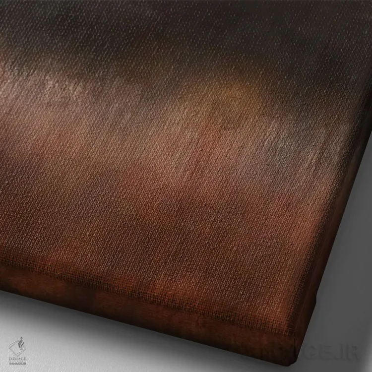 تابلو انتزاعی ذهن های فراموش شده اثر لوکاش اولک - نمای نزدیک بافت بوم