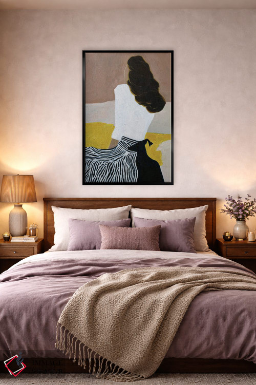 تابلو کلاسیک تنهایی ۴ اثر لی ژو - D3B