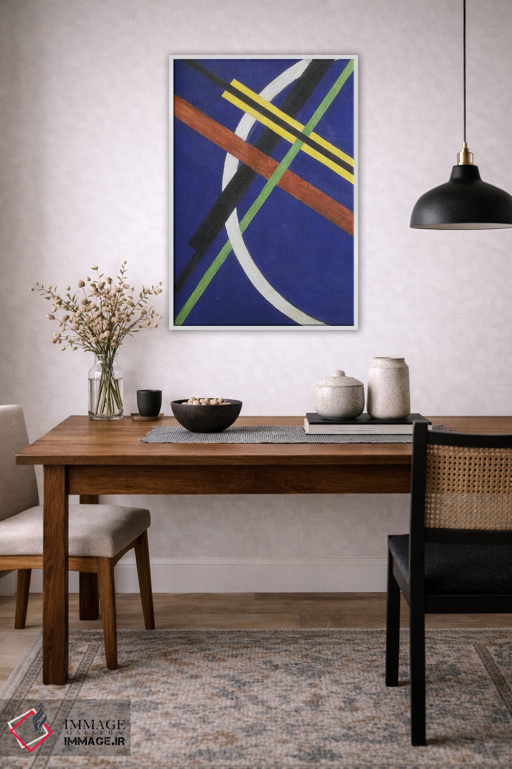 تابلو انتزاعی معماری ۱، ۱۹۲۲ اثر لازلو موهولی-ناگی - D2W