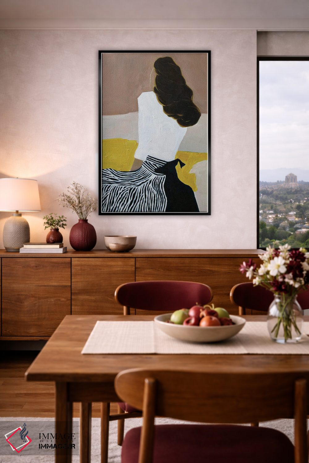 تابلو کلاسیک تنهایی ۴ اثر لی ژو - D4B