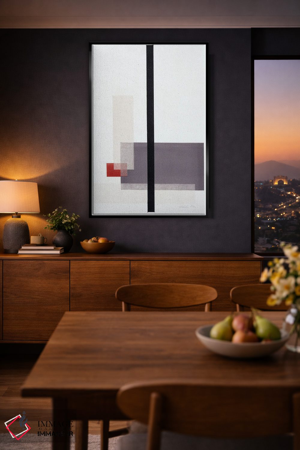 تابلو انتزاعی ساختار، ۱۹۲۳ اثر لازلو موهولی-ناگی - D1B