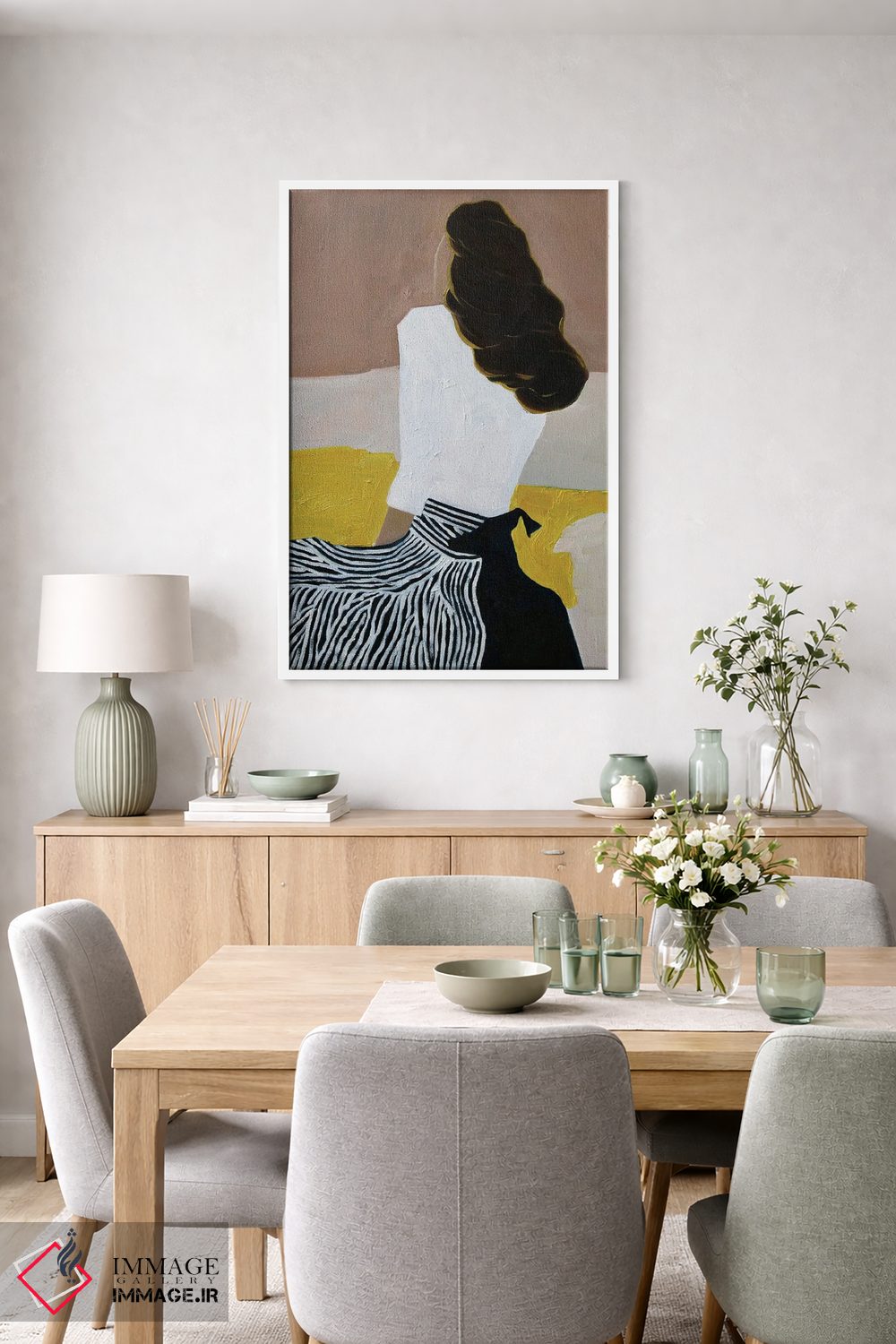 تابلو کلاسیک تنهایی ۴ اثر لی ژو - D5W