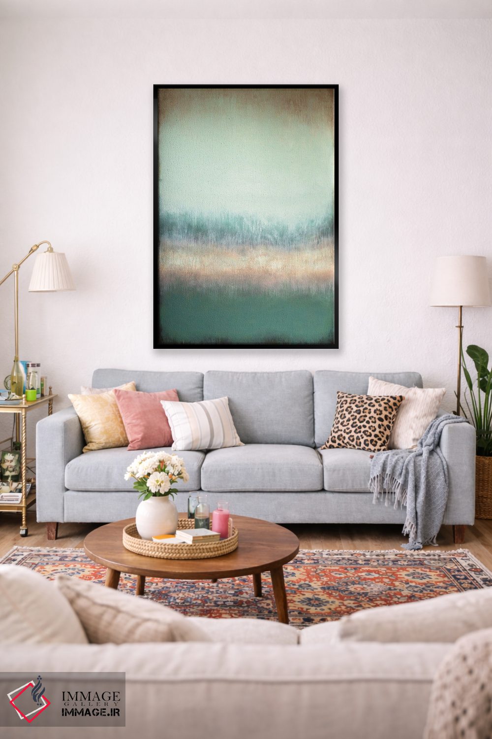 تابلو انتزاعی سکوتی بلندتر اثر لوکاش اولک - D2B