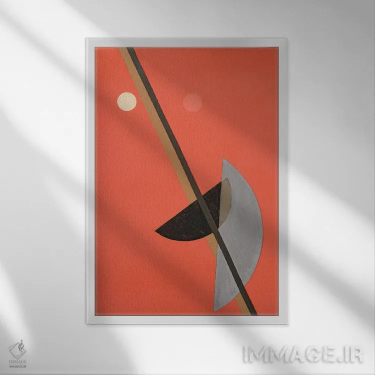 تابلو انتزاعی کا ۱۵، ۱۹۲۳ اثر لازلو موهولی-ناگی - نمای قابدار سفید