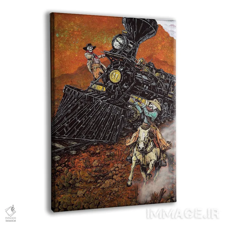 تابلو دکوراتیو سرب و آهن اثر دیوید لوزو - نمای پرسپکتیو محصول