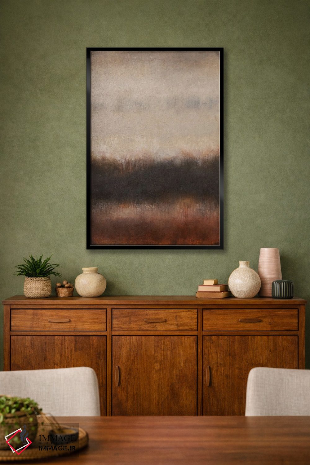 تابلو انتزاعی ذهن های فراموش شده اثر لوکاش اولک - D1B