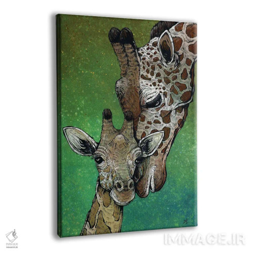 تابلو دکوراتیو مامان و من اثر دیوید لوزو - نمای پرسپکتیو محصول