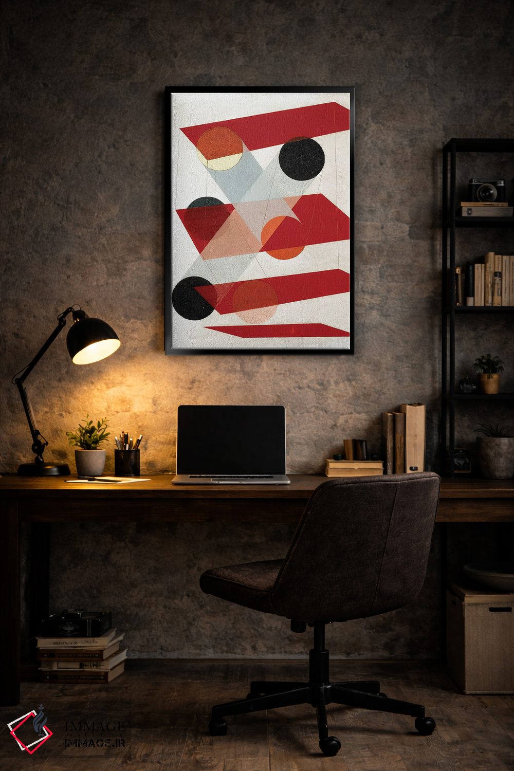 تابلو انتزاعی نقاشی گالالیت ، ۱۹۳۲ اثر لازلو موهولی-ناگی - D6B